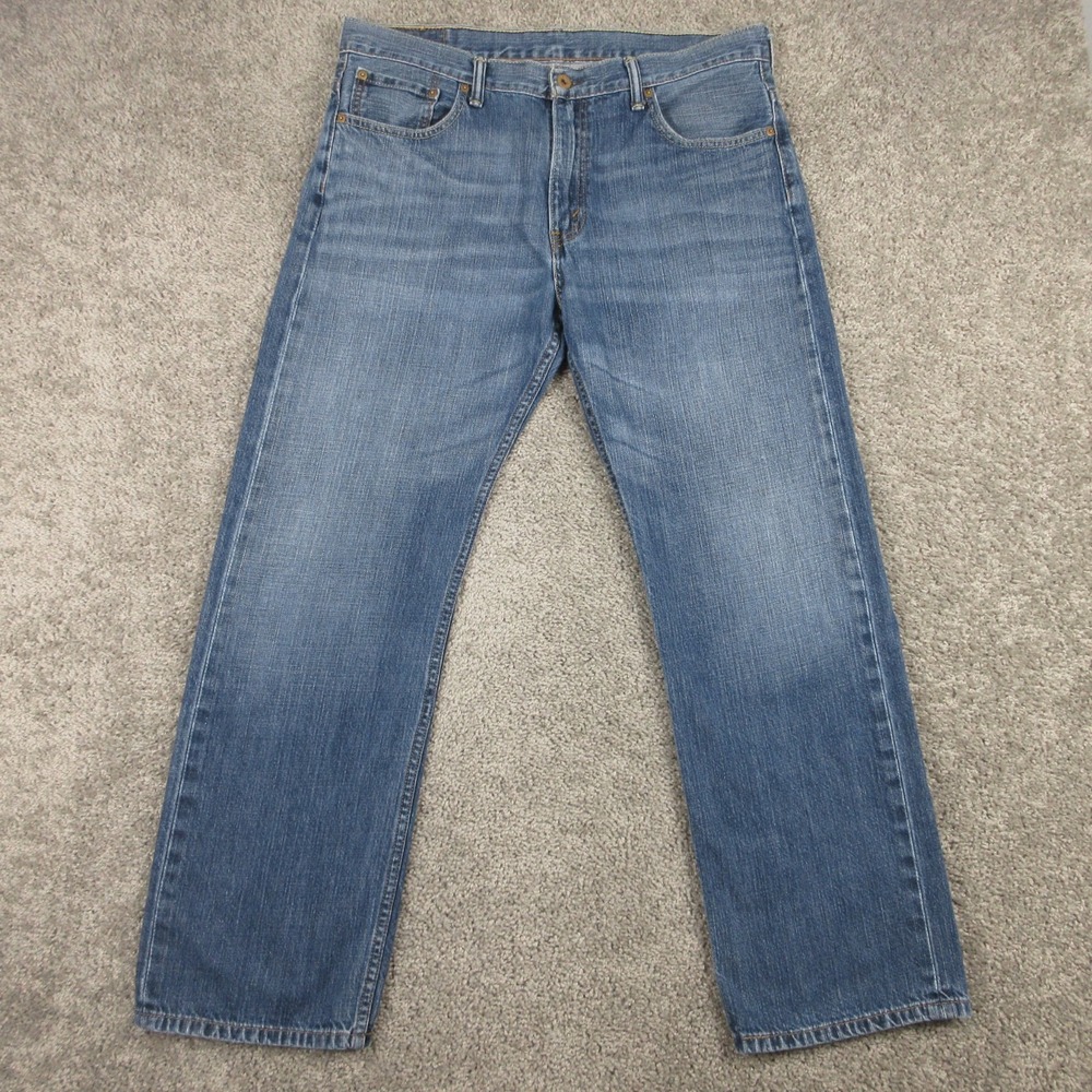 Levis Jeans Mens 34x32 Blue 569 Loose Straight Baggy Faded Y2K Skate Denim Pants